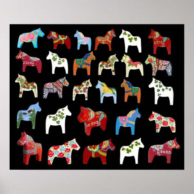 Dala Horse Poster (Framsidan)