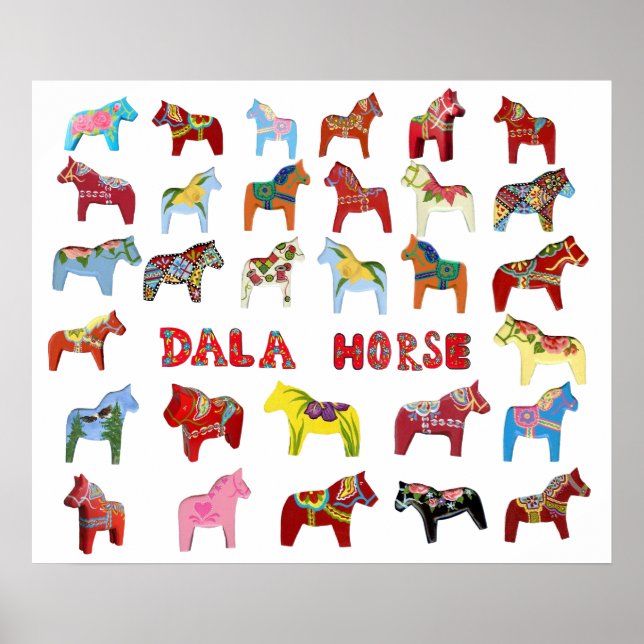Dala Horse Poster (Framsidan)