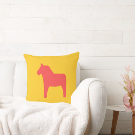 Dala Horse Red Dekorativ kudde