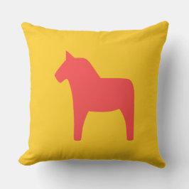 Dala Horse Red Dekorativ kudde