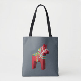 Dala Horse Tote Bag Tygkasse