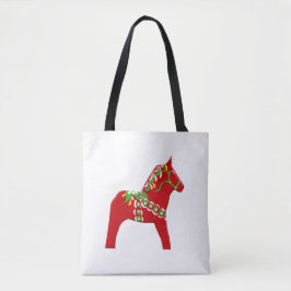 Dala Horse Tote Bag Tygkasse