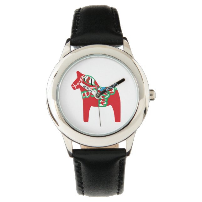 Dala Horse Wrist Watch Armbandsur (Framsida)