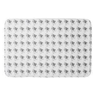 Dala Horses Bathroom Bathmat Badrumsmatta