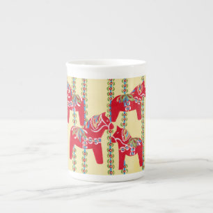 Dala Horses Benporslin Mugg