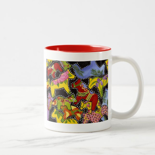 Dala Horses Coffee Mugg (Höger)