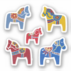 Dala Horses Klistermärken