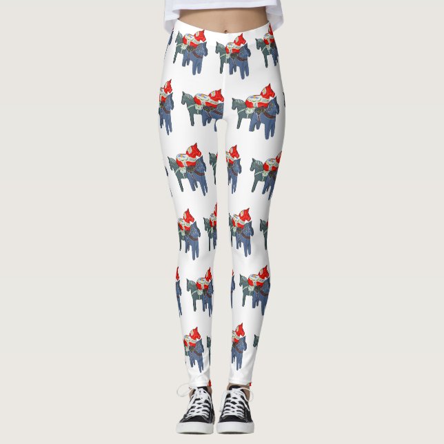 Dala Horses Leggings (Framsida)