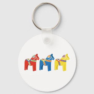 Dala Horses Nyckelring