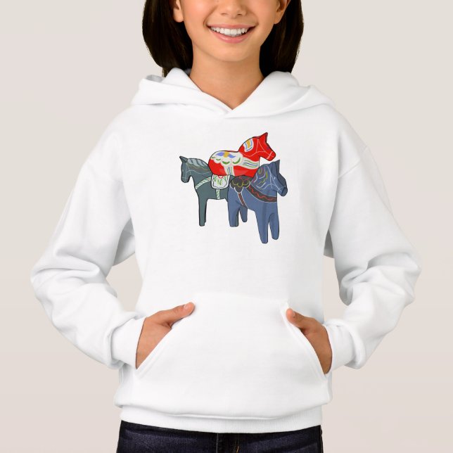 Dala Horses T Shirt (Framsida)