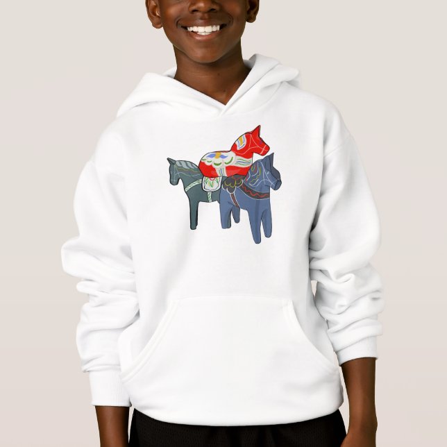 Dala Horses T Shirt (Framsida)