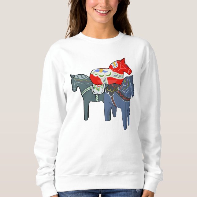 Dala Horses T Shirt (Framsida)