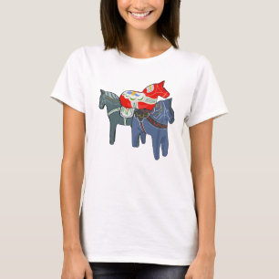 Dala Horses T Shirt