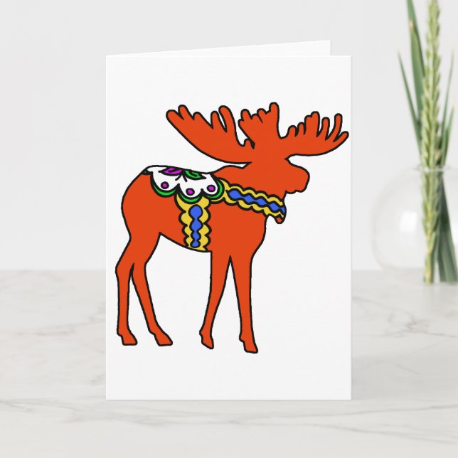 Dala Moose Helgkort (Framsida)