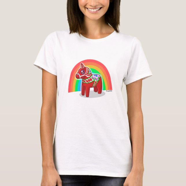 Dalacorn Rainbow T Shirt (Framsida)