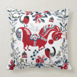 Dalahäst Kudde<br><div class="desc">Dekorativ kudde med dalahäst motiv</div>