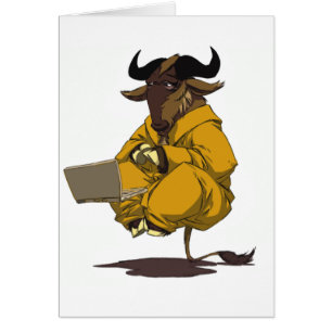 Dalai Gnu Hälsningskort