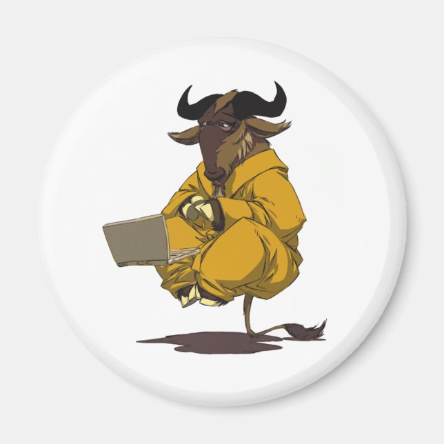 Dalai Gnu Magnet (Framsidan)