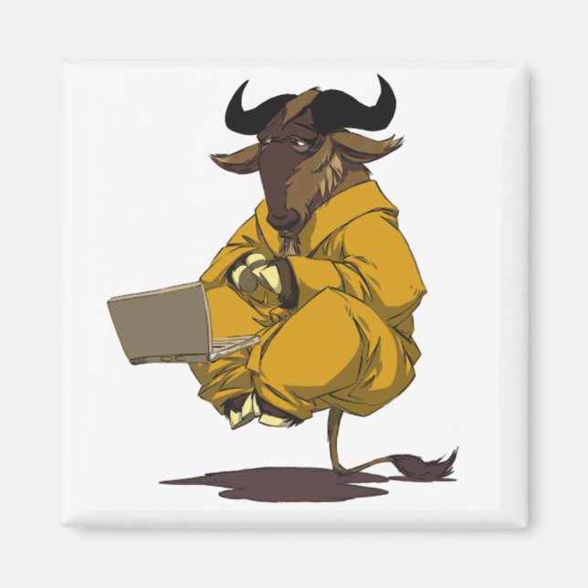 Dalai Gnu Magnet (Framsidan)