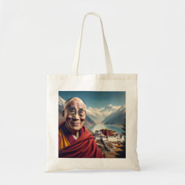 Dalai Lama Berömd Travel Quote Tygkasse