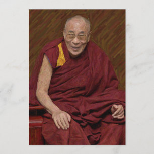 Dalai Lama Buddha buddistisk buddismmeditation Yog Inbjudningar