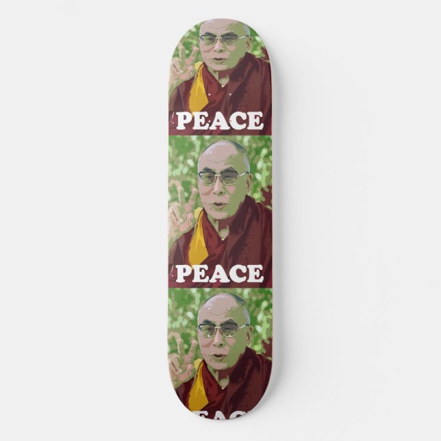 Dalai Lama Buddha buddistisk buddismmeditation Yog Skateboard Bräda 20,5 Cm (Framsida)