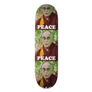Dalai Lama Buddha buddistisk buddismmeditation Yog Skateboard Bräda 20,5 Cm