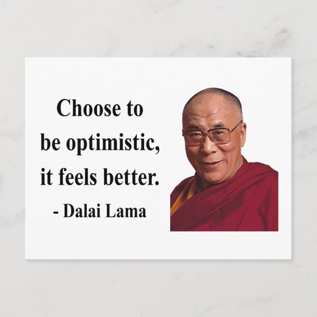 dalai lama, citat 4b vykort (Framsida)