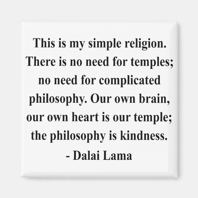 dalai lama, citat 6a magnet (Framsidan)
