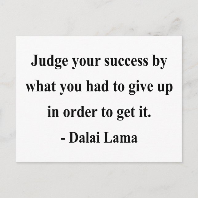 dalai lama, citat 7a vykort (Framsida)