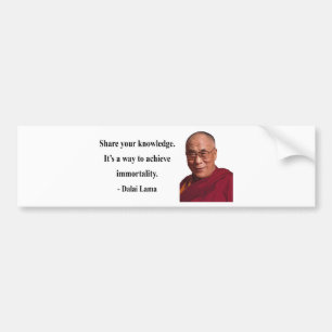 Dalai Lama citationstecken 5b Bildekal