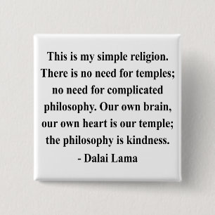 Dalai Lama citationstecken 6a Knapp