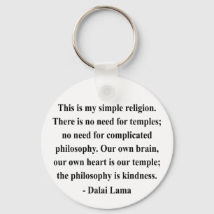 Dalai Lama citationstecken 6a Nyckelring