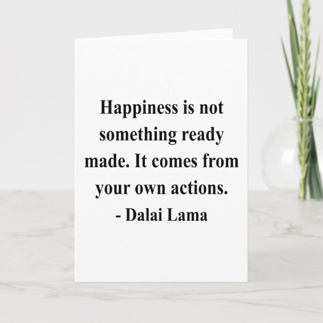Dalai Lama citationstecken 9a Kort (Framsida)