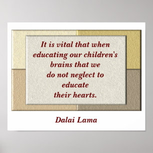 Dalai Lama citerar - poster