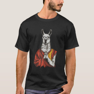 Dalai Lama Dali Llama Shirt Cute Meditation Funny T
