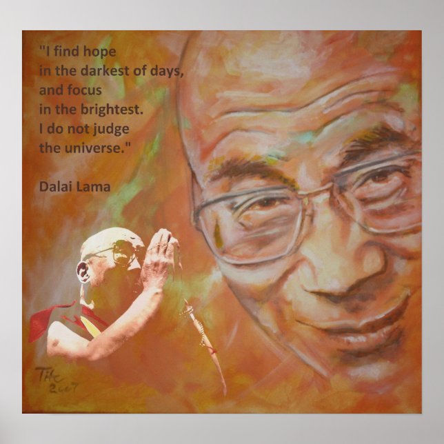 Dalai Lama - Hope Poster (Framsidan)