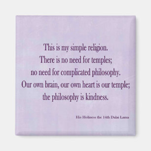 Dalai Lama kvadrerar magneten Magnet