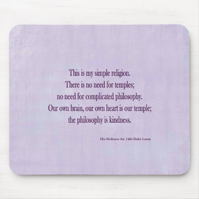 Dalai Lama Mousepad Musmatta (Framsidan)