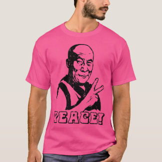Dalai Lama Peace Sign T Shirt