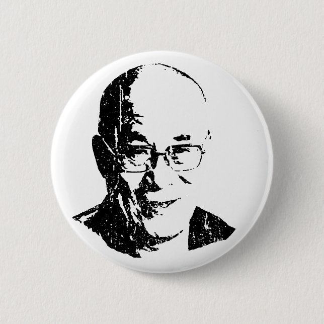 Dalai Lama T-tröja Knapp (Framsida)
