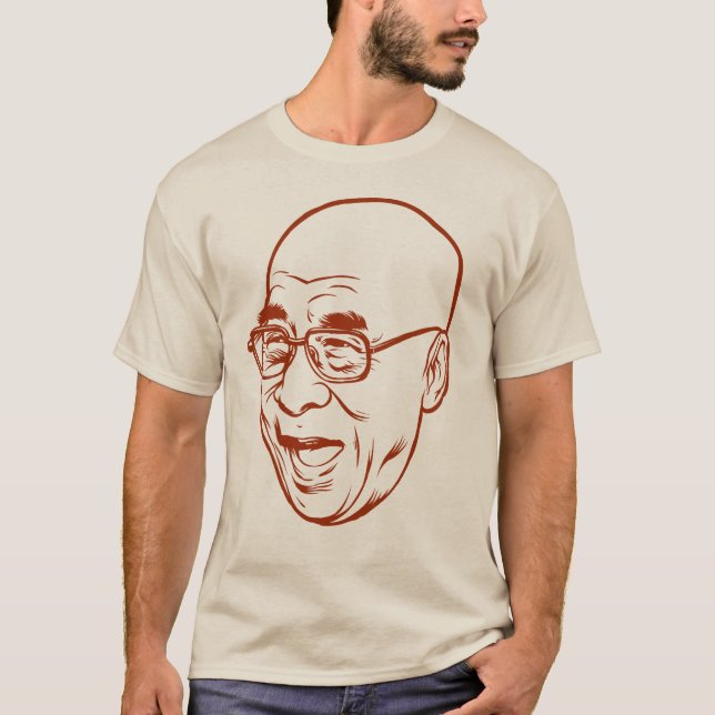 Dalai Lama T-tröja Tee (Framsida)