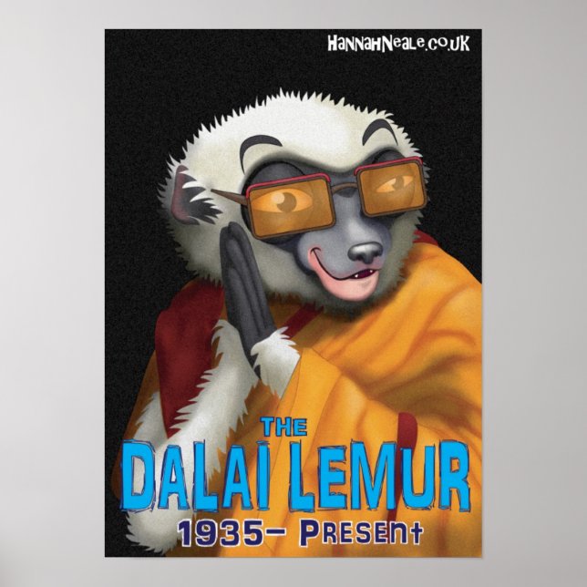 Dalai Lemur Poster (Framsidan)