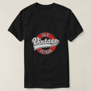 Dalat vietnam retro logotyp kaffemugg t shirt