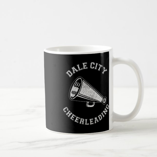 Dale City Cheer Distressed Retro 90-tals Cheerlead Kaffemugg (Höger)