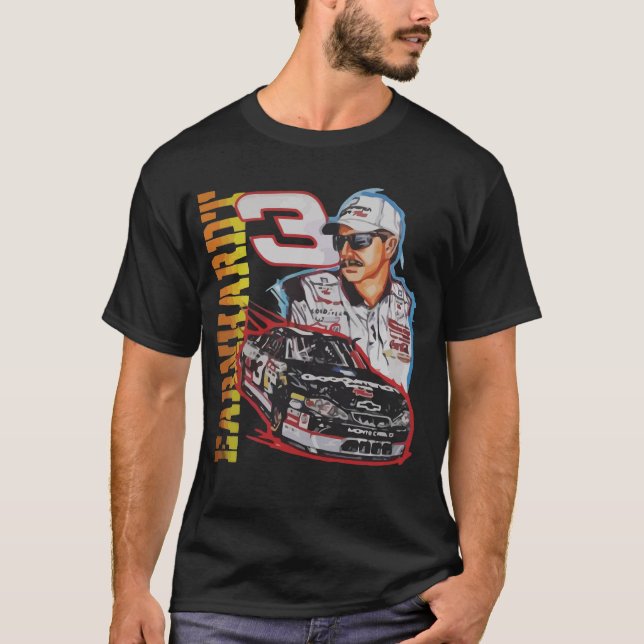 Dale Earnhardt 3 T Shirt (Framsida)