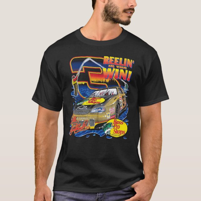 Dale Earnhardt Reelin in Win Essential T-Shir T Shirt (Framsida)