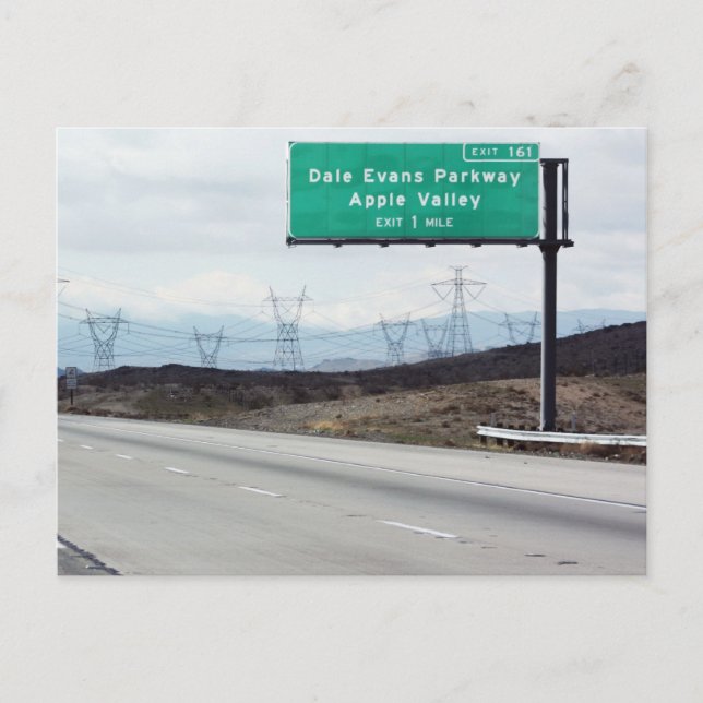 Dale Evans Pkway Vykort (Framsida)