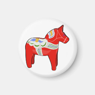 Dalecarlisk häst magnet
