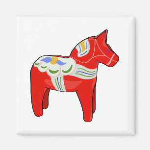 Dalecarlisk häst magnet
